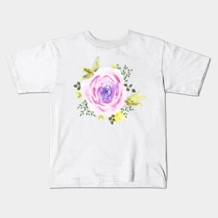 Pink Rose Kids T-Shirt